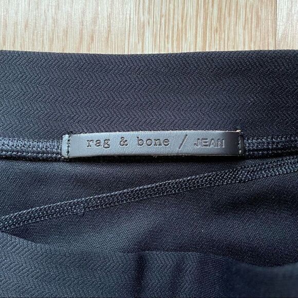 Rag & Bone / Jean The Lawson Black Pant Leggings - Size: Medium - Picture 6 of 10